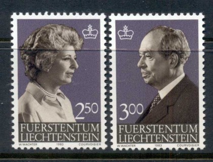 Liechtenstein-1983-Prince-Princess-MUH