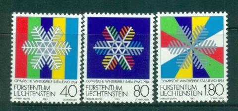 Liechtenstein-1983-Winter-Olympics-Sarajevo-MUH-lot58342