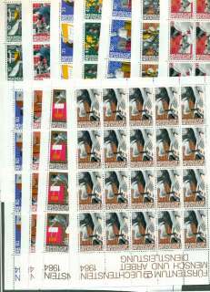 Liechtenstein-1984-Industries-Occupations-Sheethets-20-12-MUH-lot32216