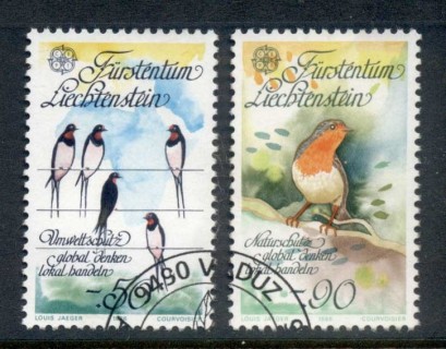 Liechtenstein-1986-Europa-Birds-FU