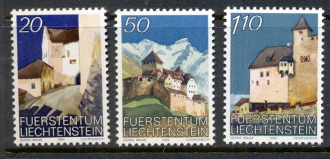 Liechtenstein-1986-Views-of-Castle-Vaduz-MUH