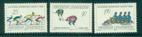 Liechtenstein-1987-Winter-Olympics-Calgary-MUH-lot58380