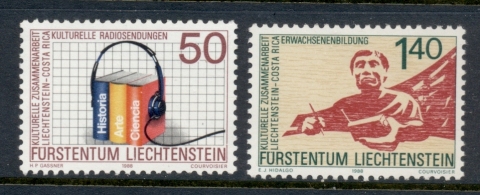 Liechtenstein-1988-Cultural-Cooperation-with-Costa-Rica-MUH-2