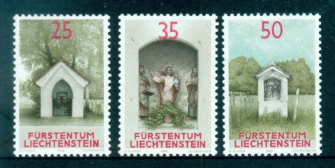 Liechtenstein-1988-Roadside-Shrines-MUH-lot58386