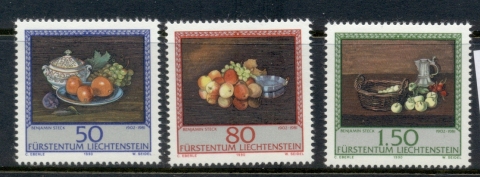 Liechtenstein-1990-Baintings-by-Benjamin-Steck-MUH