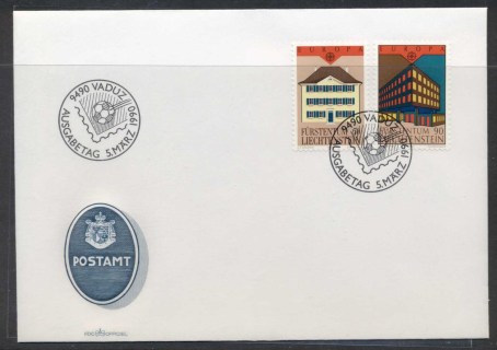 Liechtenstein-1990-Europa-Post-Offices-FDC