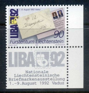 Liechtenstein-1991-LIBA-Philatelic-Ex-MUH