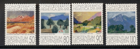 Liechtenstein-1991-Landscape-paintings-MUH