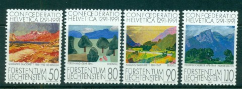 Liechtenstein-1991-Swiss-Confederation-MUH-lot58410