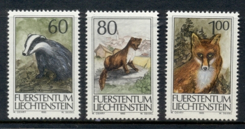 Liechtenstein-1993-Wild-Animals-MUH