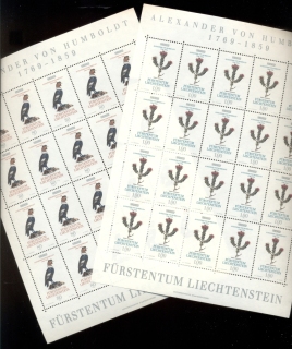 Liechtenstein-1994-Europa-2xsheets-MUH