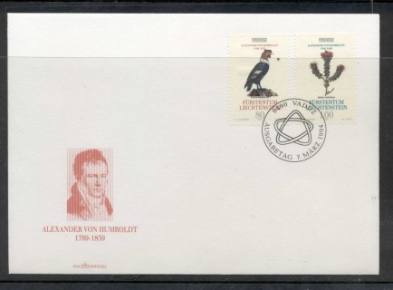 Liechtenstein-1994-Europa-Scientific-Discoveries-FDC