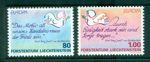 Liechtenstein-1995-Europa-MUH-lot58442