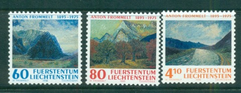 Liechtenstein-1995-Paintings-by-Anton-Frommelt-MUH-lot58444