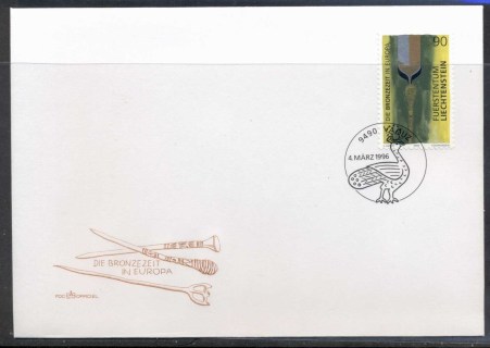 Liechtenstein-1996-Europa-Bronze-Age-FDC