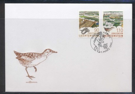 Liechtenstein-1999-Europa-Nature-Parks-FDC