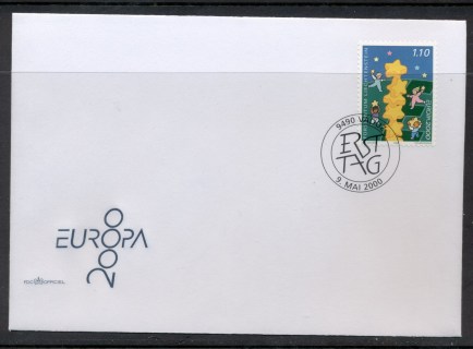 Liechtenstein-2000-Europa-Field-of-Stars-FDC