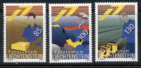 Liechtenstein-2009-Postal-Service-MUH