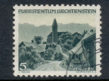 Liechtenstein-1944-45-Views-5rp-FU