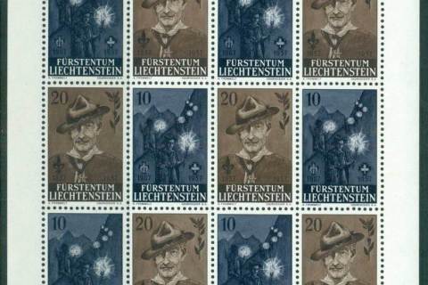 Liechtenstein-1957-Scouting-Sheetlet-MUH-lot59519