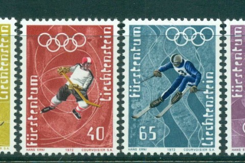Liechtenstein-1971-Winter-Olympics-Sapporo-MUH-lot58249