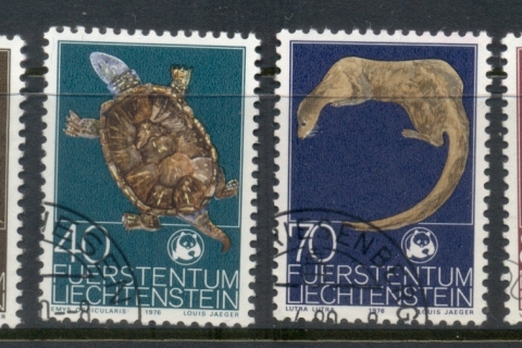 Liechtenstein-1975-WWF-Endangered-Species-CTO