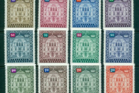 Liechtenstein-1976-89-Officials-MUH-lot58452