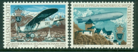 Liechtenstein-1979-EUROPA-Stamps-Post-Telecommunications-Postal-History-MUH