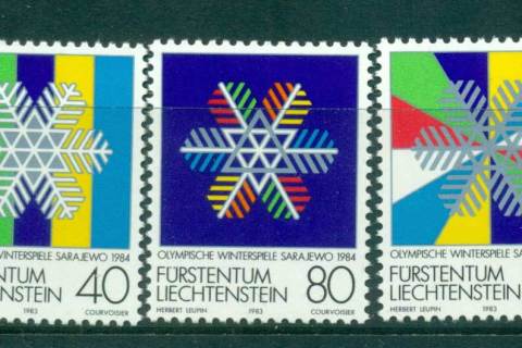 Liechtenstein-1983-Winter-Olympics-Sarajevo-MUH-lot58342