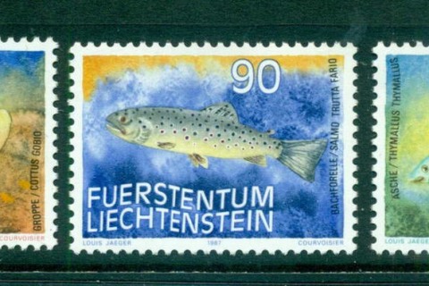 Liechtenstein-1987-Fish-MUH-lot58375