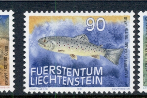 Liechtenstein-1987-Marine-Life