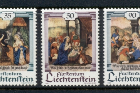 Liechtenstein-1990-Xmas-MUH-2