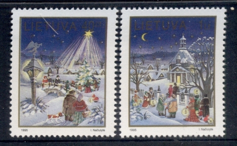 Lithuania-1995-Xmas-MUH