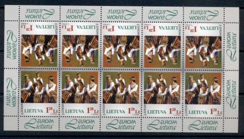 Lithuania-1998-Europa-National-Song-Festival-sheetlet-MUH