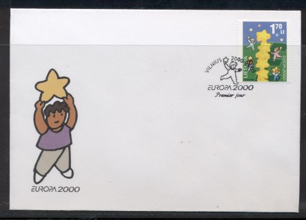 Lithuania-2000-Europa-Field-of-Stars-FDC