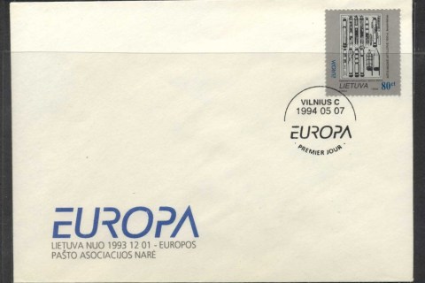 Lithuania-1994-Europa-Scientific-Discoveries-FDC