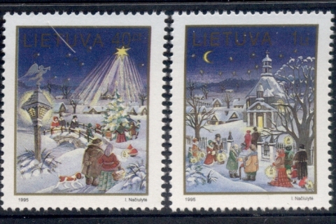 Lithuania-1995-Xmas-MUH