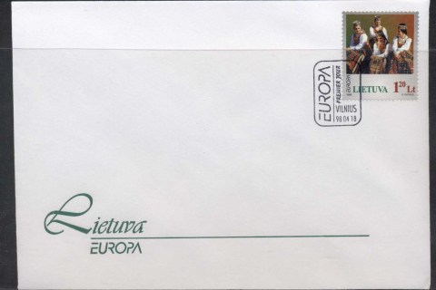 Lithuania-1998-Europa-Holidays-Festivals-FDC