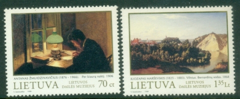 Lithuania-1998-Paintings-MUH