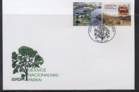 Lithuania-1999-Europa-Nature-Parks-FDC