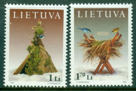 Lithuania-2001-Xmas-new-year-MUH