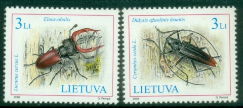 Lithuania-2003-The-Red-Book-of-Lithuania-Beetles-MUH