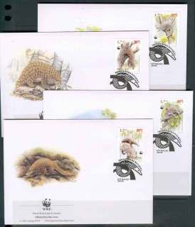 Macau 1995 WWF Chinese Pangolin FDCs