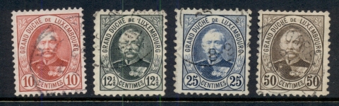 Luxembourg-1892-93-Grand-Duke-Adolphe-Asst-FU