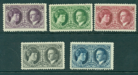 Luxembourg-1927-Grand-Duchess-Charlotte-Prince-Felix-MH-Lot27438