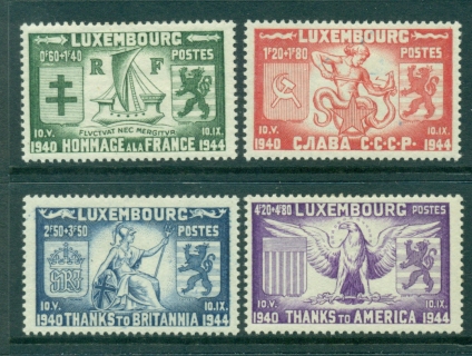 Luxembourg-1945-Thanks-to-Allied-nations-MH-Lot27456