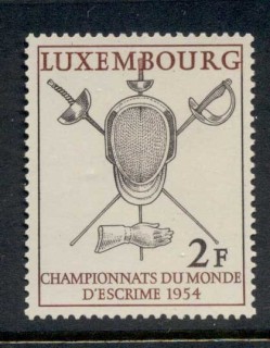 Luxembourg-1954-World-Fencing-Championships-MUH