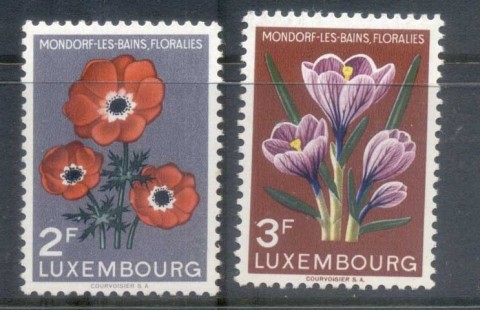 Luxembourg-1956-Flower-Festival-2fr-2