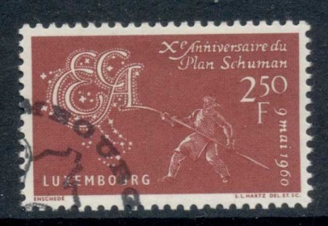 Luxembourg-1960-Coal-Steel-FU