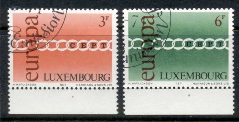 Luxembourg-1971-Europa-CTO